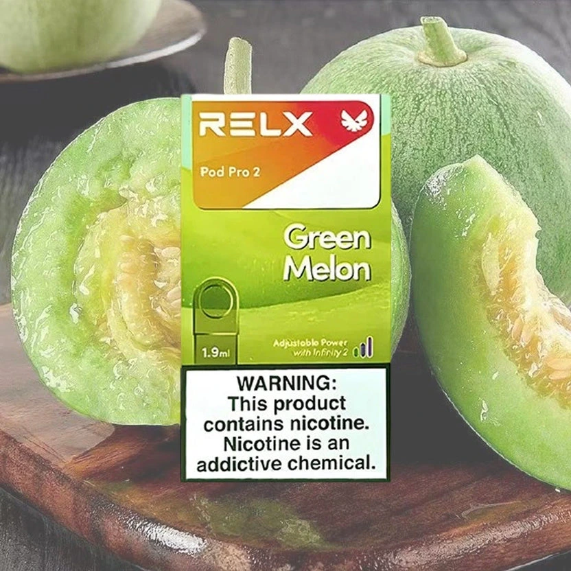 【綠寶石甜瓜】RELX 六代煙彈｜清香甜瓜口感｜3顆入｜現貨速發